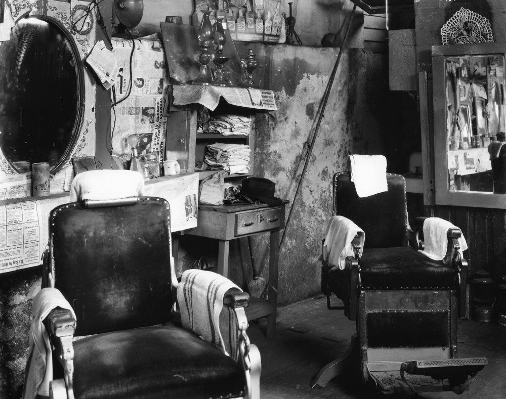 Atlanta Barber Shop 1936 Photograph by Walker Evans - Fine Art Print