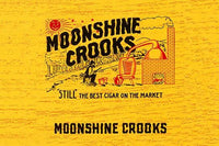 Moonshine Crooks Cigar Inner Label Poster Print