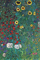 Garden with Sunflowers Fine Art Print by Gustav Klimt