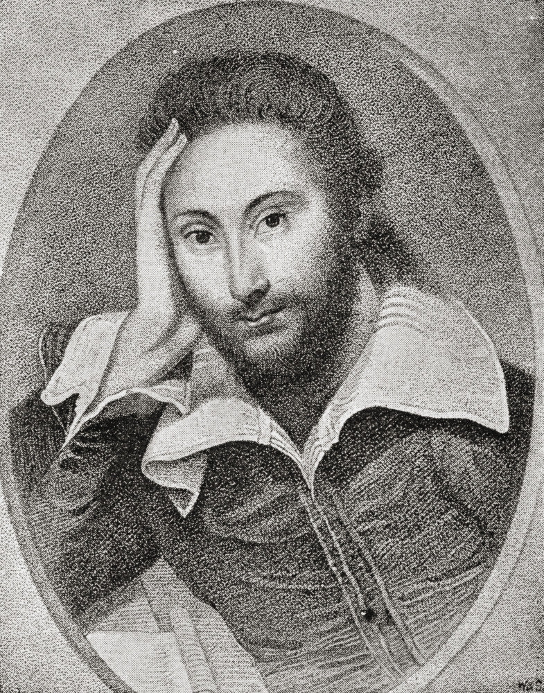 William Shakespeare Fine Art Print After Zucchero Portrait by Ken Welsh
