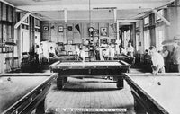 Panama Y.M.C.A. Pool and Billiard Room Fine Art Print, C1910