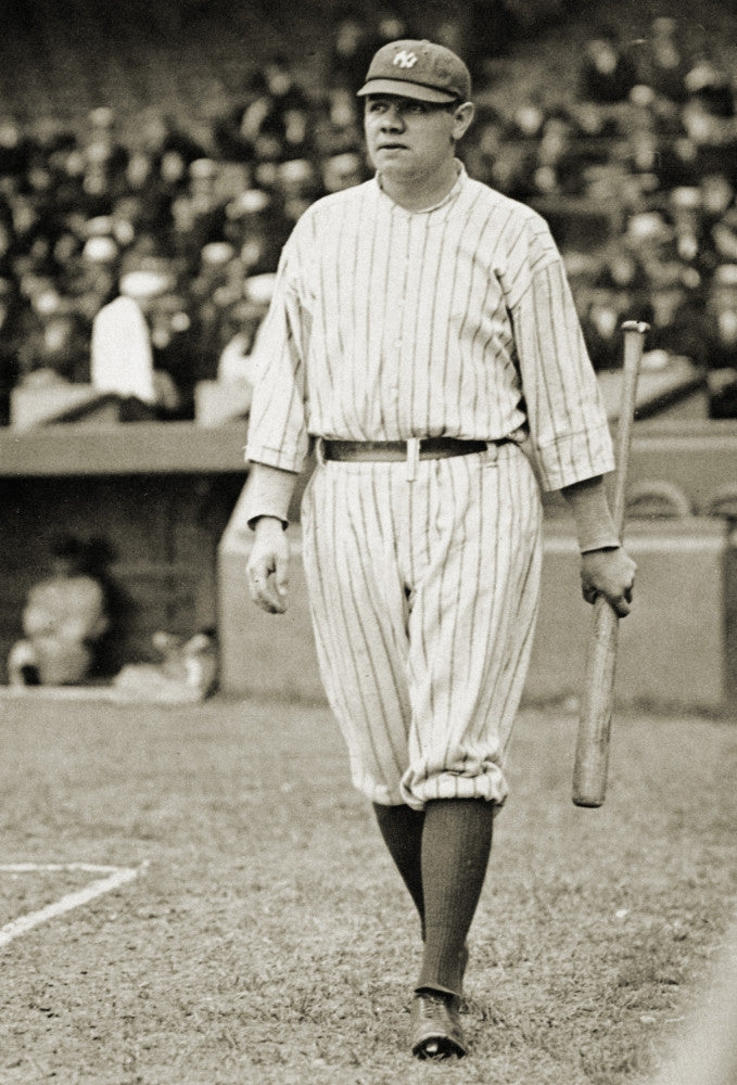 Babe Ruth New York Yankees Fine Art Print - 1920s Poster