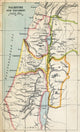 Map of Palestine in the New Testament - Fine Art Print by Ken Welsh