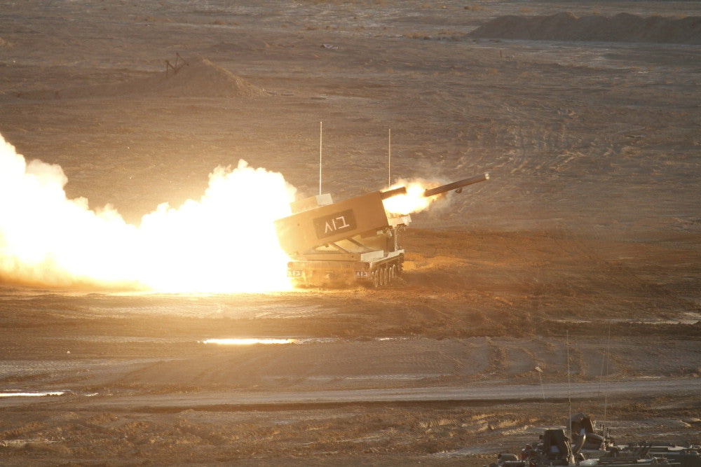 The M270 Multiple Launch Rocket System Fine Art Print