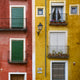 Colourful Apartment Buildings in Cuenca, Spain Fine Art Print by Keith Levit
