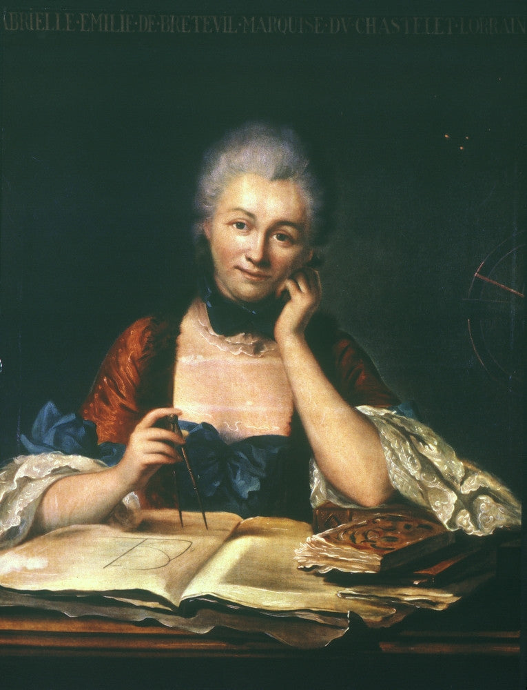 Gabrielle-Emilie Du Chatelet Fine Art Print by Maurice Quentin De La Tour