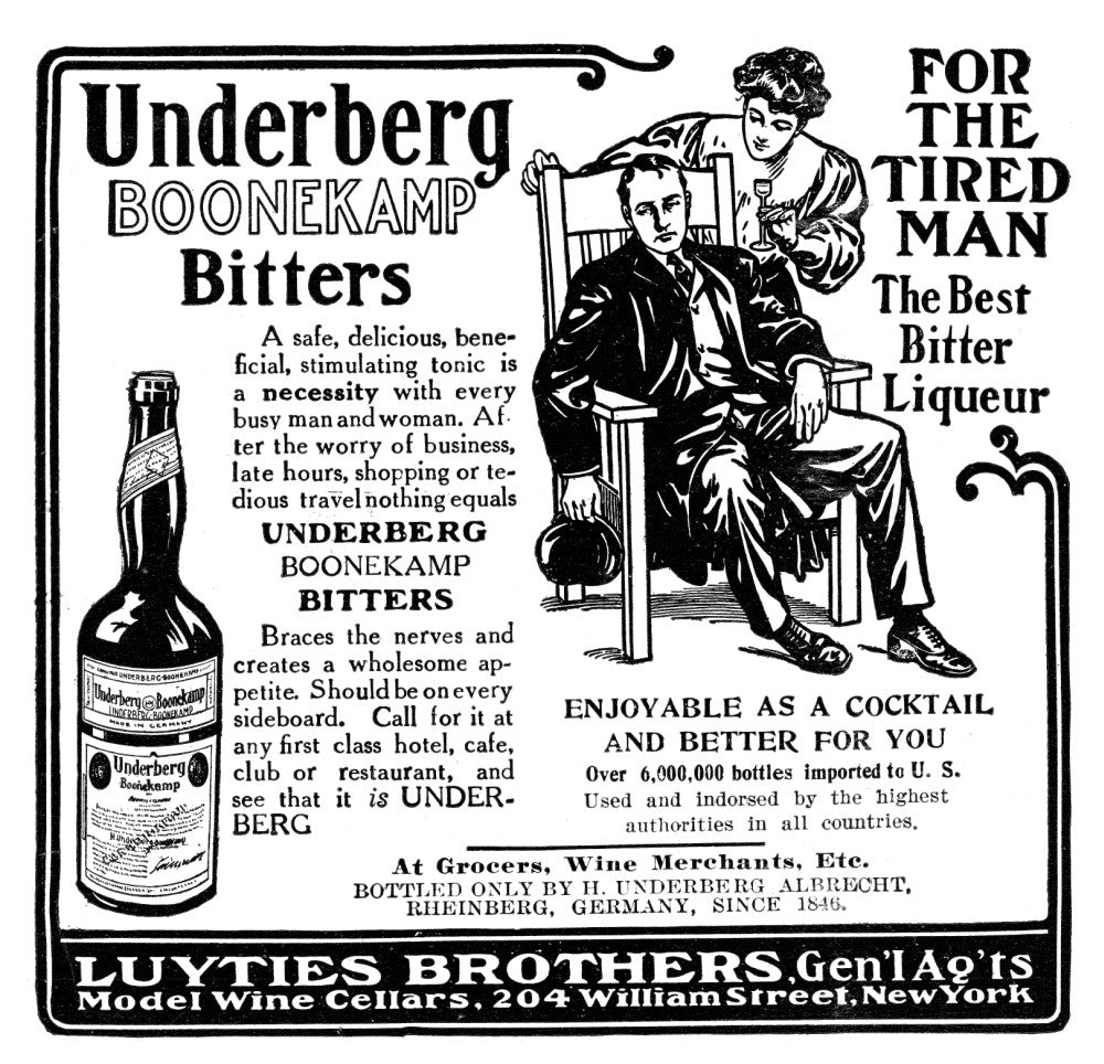 Underberg Boonekamp Bitters 1906 American Magazine Advertisement Poster Print by Granger Collection