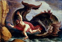 Jonah and the Whale Fine Art Print by Pieter Lastman