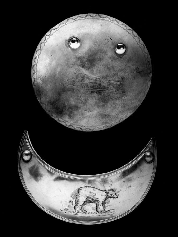 Trade Silver Gorgets Fine Art Print - Made for Native Americans