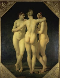 The Three Graces Fine Art Print by Henri Alexandre Georges Regnault
