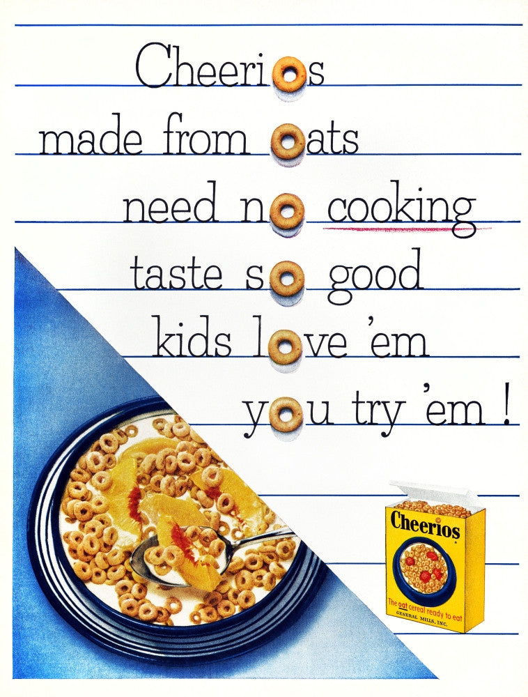 Cheerios 1955 Advertisement Poster Print by Granger Collection