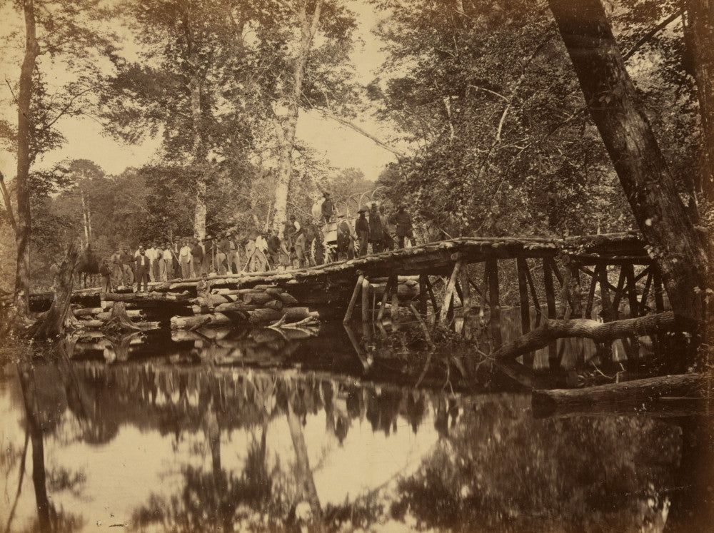 Military Bridge Over the Chickahominy River Fine Art Print