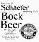 Schaefer Bock Beer 1893 American Newspaper Advertisement Poster Print by Granger Collection