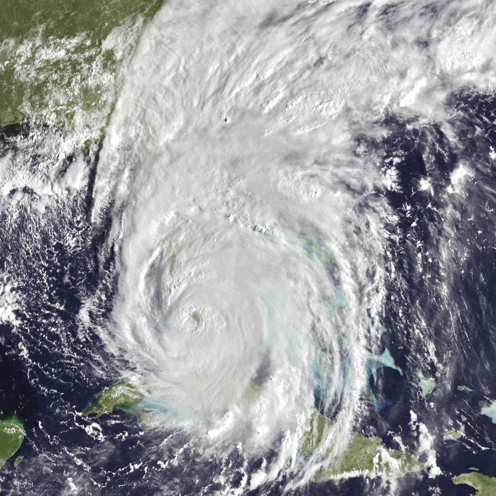 Hurricane Irma Over the Florida Keys - Fine Art Print by Stocktrek Images