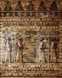 Frieze of Archers Mesopotamian Art Print from Musée du Louvre