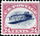 1918 U.S. 24-Cent Airmail Inverted Center Poster Print by Granger Collection