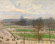 Garden Of The Tuileries: Winter Afternoon Fine Art Print