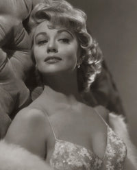 Dorothy Malone - In Fur Schal Photo Print by Dark Art Portal