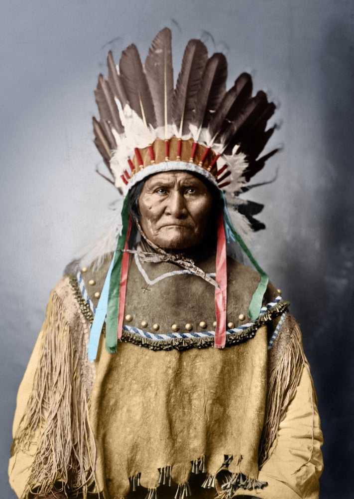 Geronimo American Apache Leader Fine Art Print by Aaron Canady