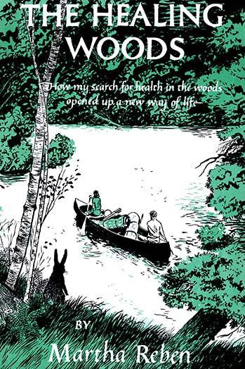 The Healing Woods Book Cover Fine Art Print by Martha Reben