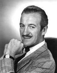 David Niven 1950s Fine Art Photo Print - Vintage Hollywood Charm