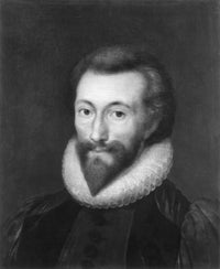John Donne Fine Art Print - Oil on Canvas After Isaac Oliver