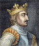 King Stephen of England Line Engraving Poster Print - 1812