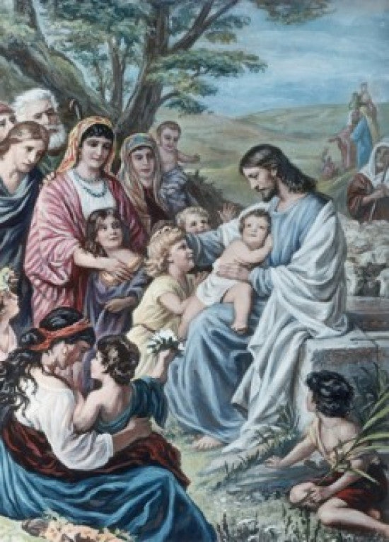 Christ and the Children Fine Art Print by Berhard Plockhorst