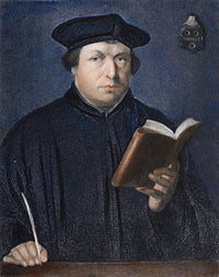 Martin Luther 19th Century Line and Stipple Engraving Print by Charles Wagstaff