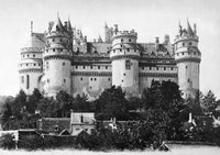 Chateau de Pierrefonds Poster Print - Early 20th Century Photography