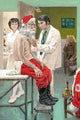 Santa Claus Doctor's Visit Fine Art Print - Multiple Sizes