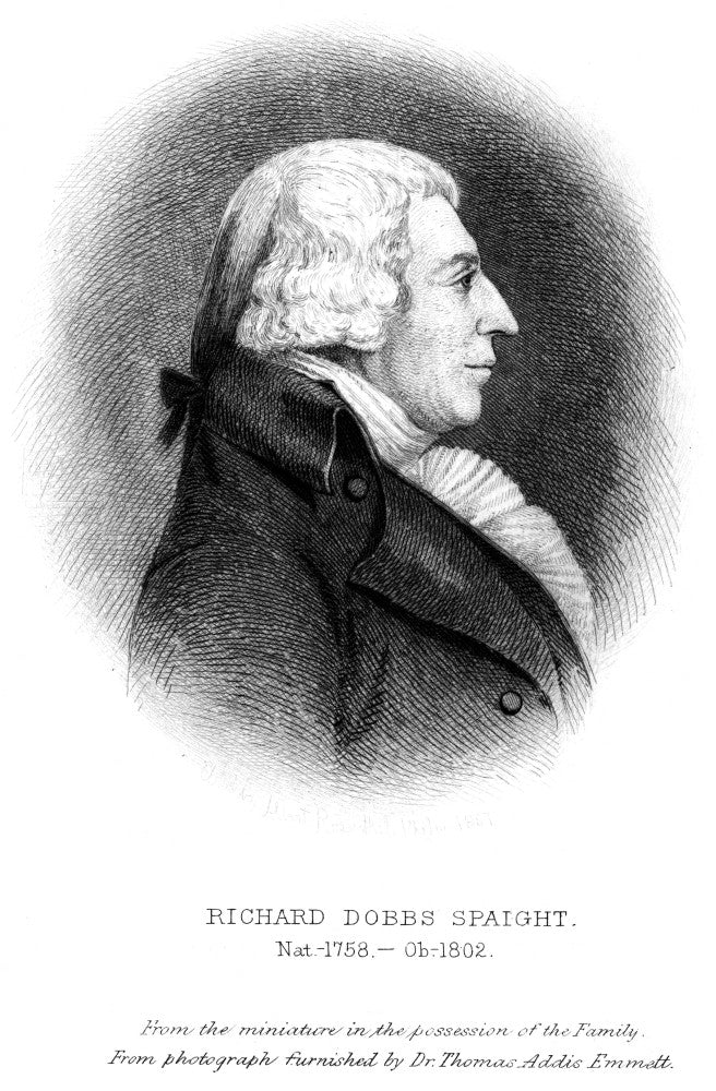 Richard Spaight American Statesman Etching by Albert Rosenthal - Fine Art Print
