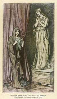 Winters Tale - Statue Fine Art Print by Arthur Rackham