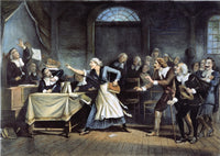 Witch Trial at Salem, Massachusetts (1692) Fine Art Print