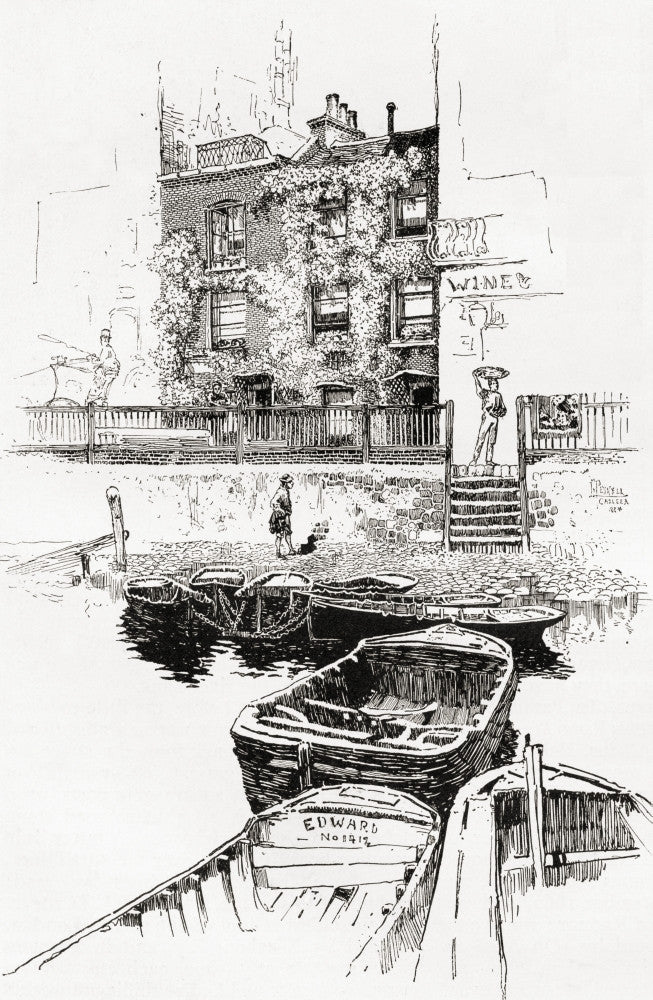 The Last Dwelling Place of J.M.W. Turner Fine Art Print by Ken Welsh