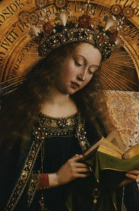 The Virgin - Ghent Altarpiece Fine Art Print by Jan Van Eyck