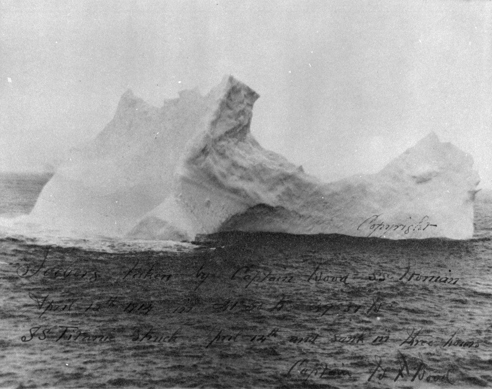 Iceberg That Sank The Titanic Fine Art Print by Mary Evans Picture Library