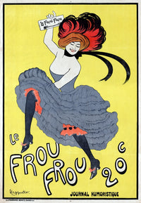 Can Can Dancer Lithograph Print by Leonetto Cappiello - 1899