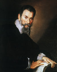 Claudio Monteverdi Oil on Canvas Print by Bernardo Strozzi
