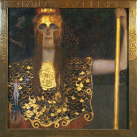 Pallas Athena Fine Art Print by Gustav Klimt - Canvas Options
