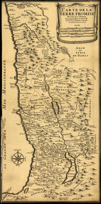 Map of the Promised Land Fine Art Print - Various Sizes