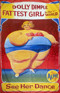 Circus Sideshow Fine Art Print Featuring Jolly Dolly Dimple by Nieman Eisman
