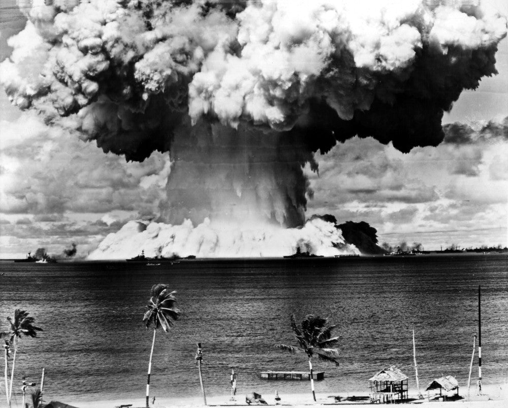 Atomic Bomb Test at Bikini Atoll, 1946 Fine Art Print by Granger Collection