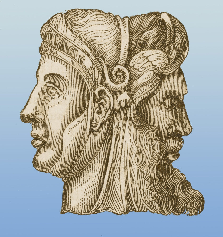 Janus, Roman God Fine Art Print by Science Source