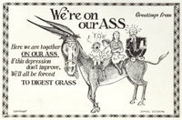 Great Depression Cartoon Fine Art Print by Mary Evans