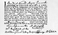 Benedict Arnold's Oath of Allegiance Poster Print - Everett Collection