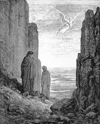 Dante: Purgatorio Wood Engraving Fine Art Print After Gustave Doré