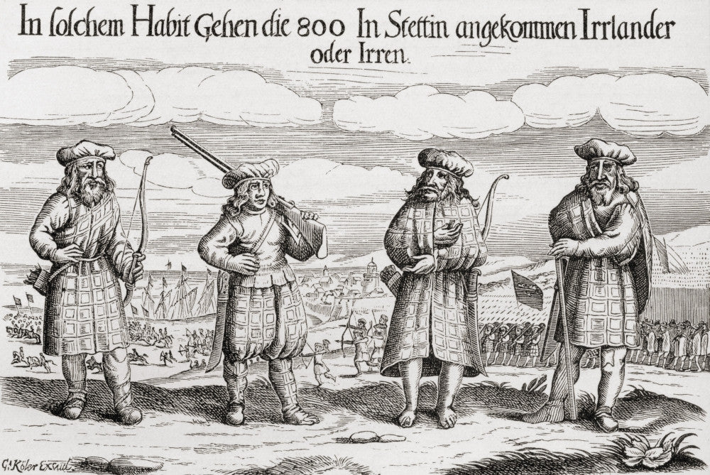 Irish Soldiers Serving Gustavus Adolphus - Fine Art Print by Ken Welsh