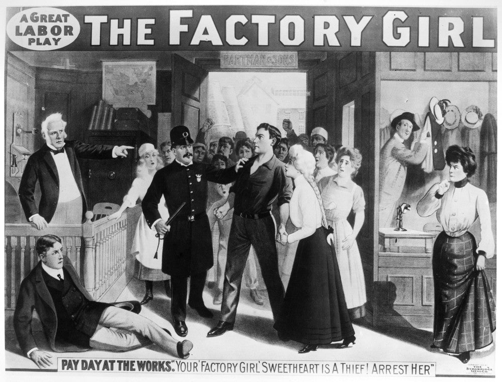 The Factory Girl Lithograph Poster Print - 1903 | Posterazzi