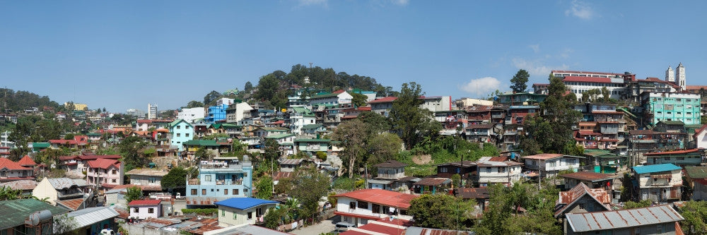 Baguio Cityscape Fine Art Print - Panoramic View